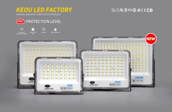 Keou 100W 防爆 IP67 防水高ルーメン LED 投光器